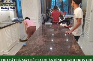 Thợ cắt đá mặt bếp tại quận Bình Thạnh trọn gói