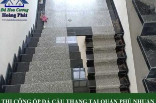 Thi công ốp đá cầu thang tại quận phú nhuận
