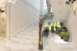 Cách tính m2 lát đá cầu thang, tính mét vuông bậc chéo cầu thang