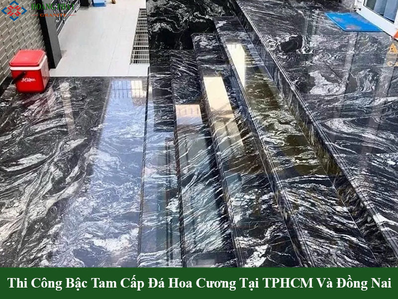 Mẫu đá ốp bậc tam cấp granite tự nhiên