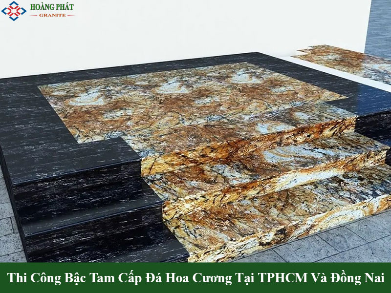 Mẫu đá ốp bậc tam cấp bền đẹp chịu lực cao