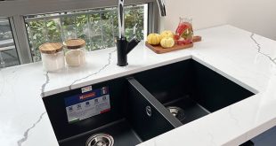 Mẫu chậu rửa bát âm bàn đá sang trọng, có nhiều mẫu mặt bàn đá đẹp