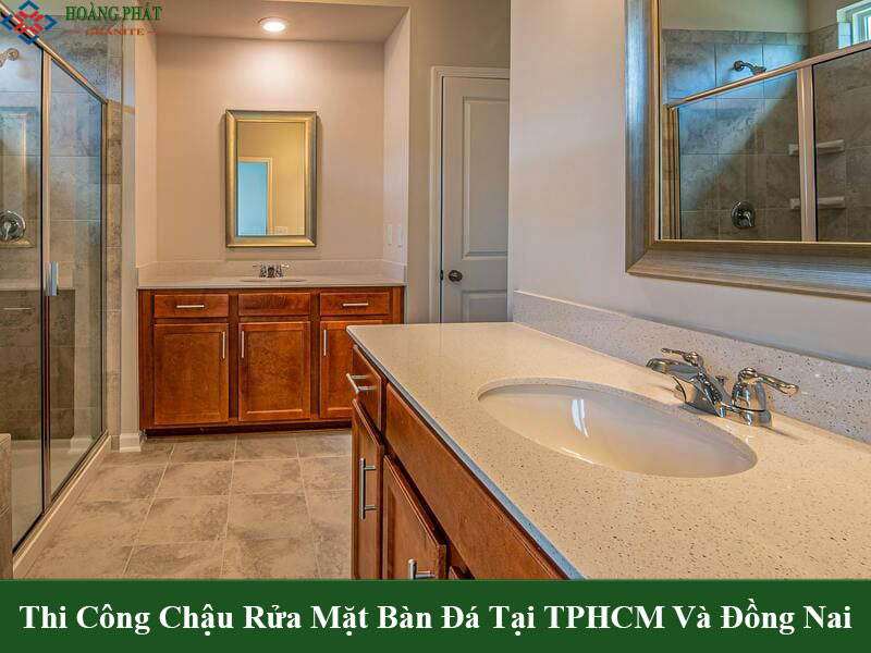 Mẫu chậu rửa mặt bàn đá đẹp đơn giản