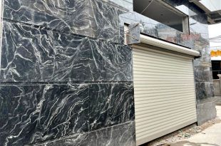 Mẫu mặt tiền đá hoa cương đẹp, mặt tiền nhà ốp đá granite sang trọng