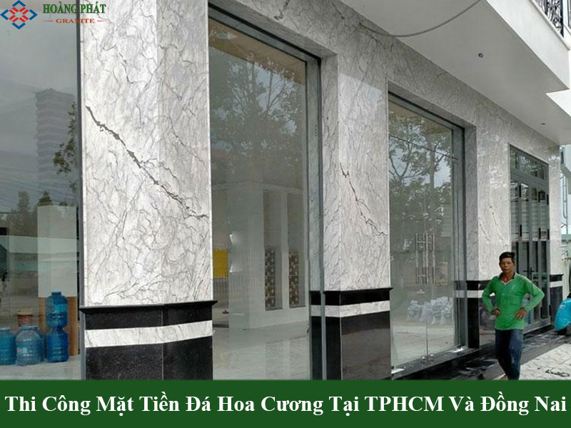 Mẫu mặt tiền nhà ốp đá granite sang trọng cao cấp