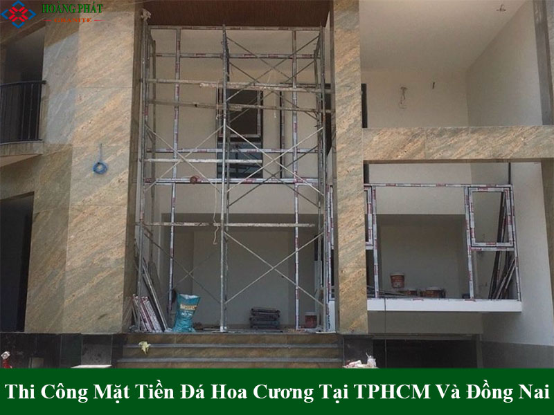 Mẫu mặt tiền nhà ốp đá granite sang trọng đẹp