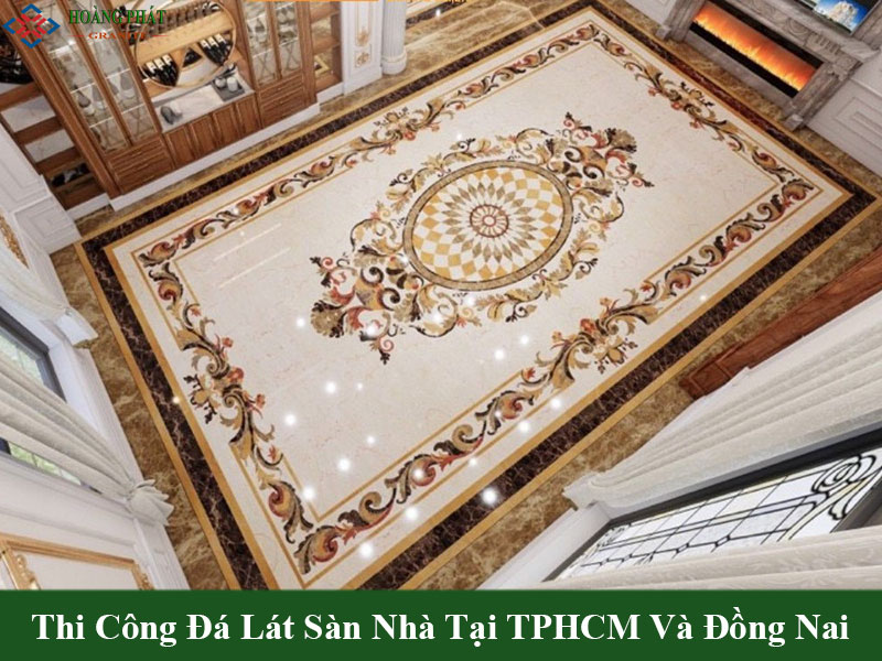 Mẫu đá ốp lát sàn nhà cao cấp cho biệt thự 