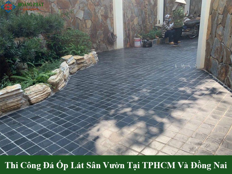 Mẫu đá ốp lát sân vườn thông dụng đẹp tự nhiên
