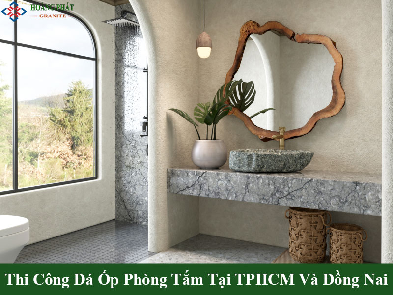 Mẫu đá ốp lát phòng tắm sang trọng hiện đại