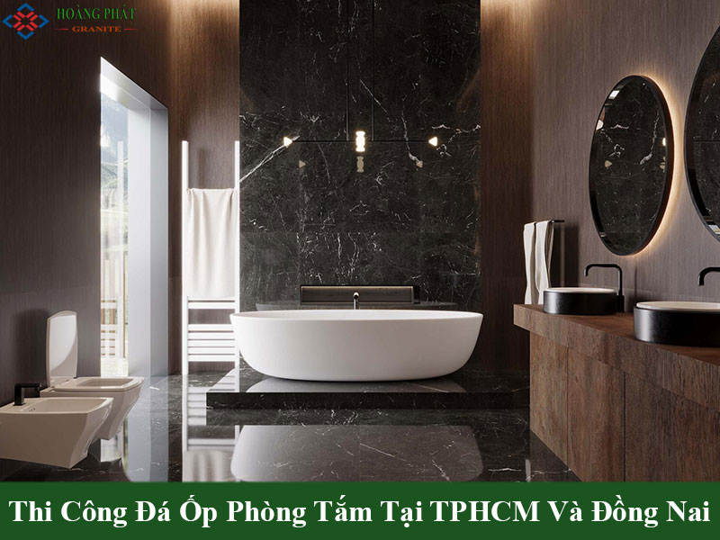 Mẫu đá ốp lát phòng tắm đẹp sang trọng