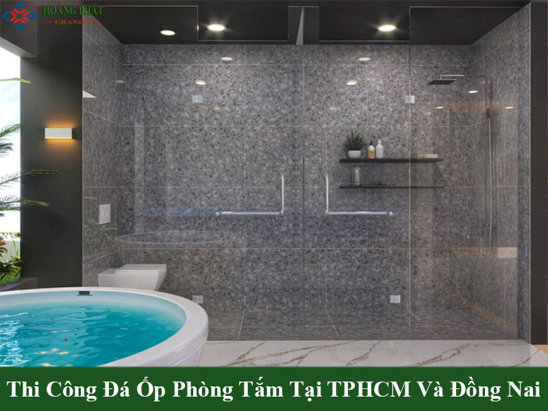 Mẫu đá granite ốp lát phòng tắm chống trơn đẹp