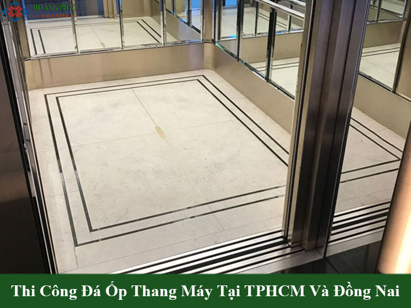 Mẫu đá hoa cương thang máy cho khách sạn hiện đại