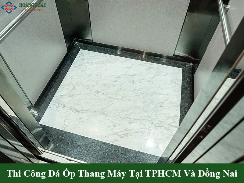 Mẫu thiết kế đá hoa cương thang máy được yêu thích