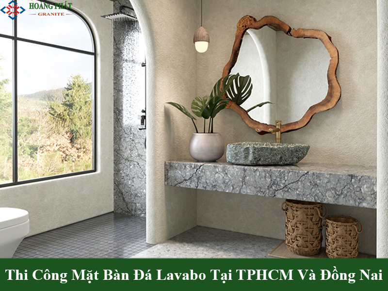 Mẫu đá bồn rửa lavabo sang trọng đẹp ấn tượng