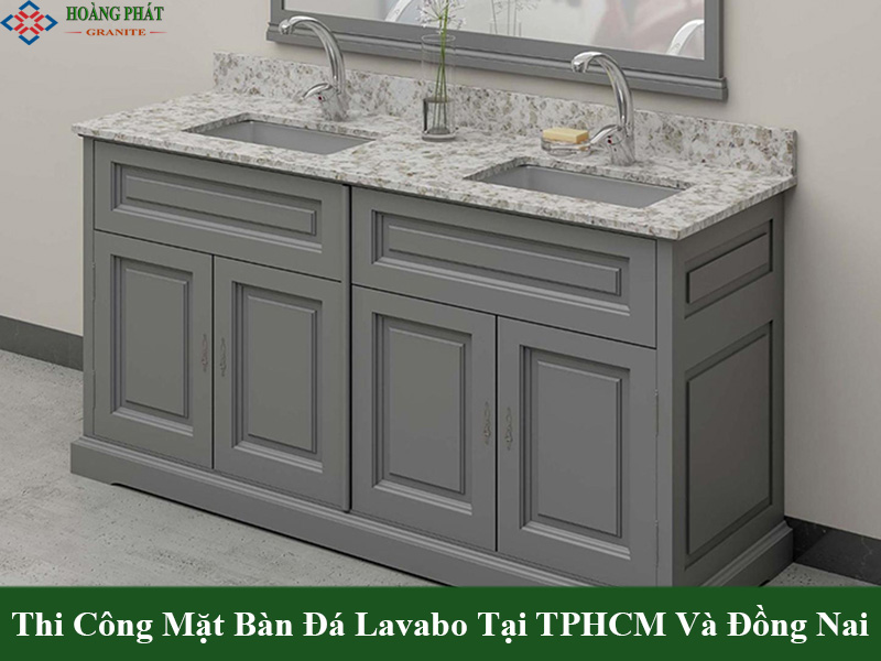 Mẫu đá bồn rửa lavabo sang trọng đơn giản
