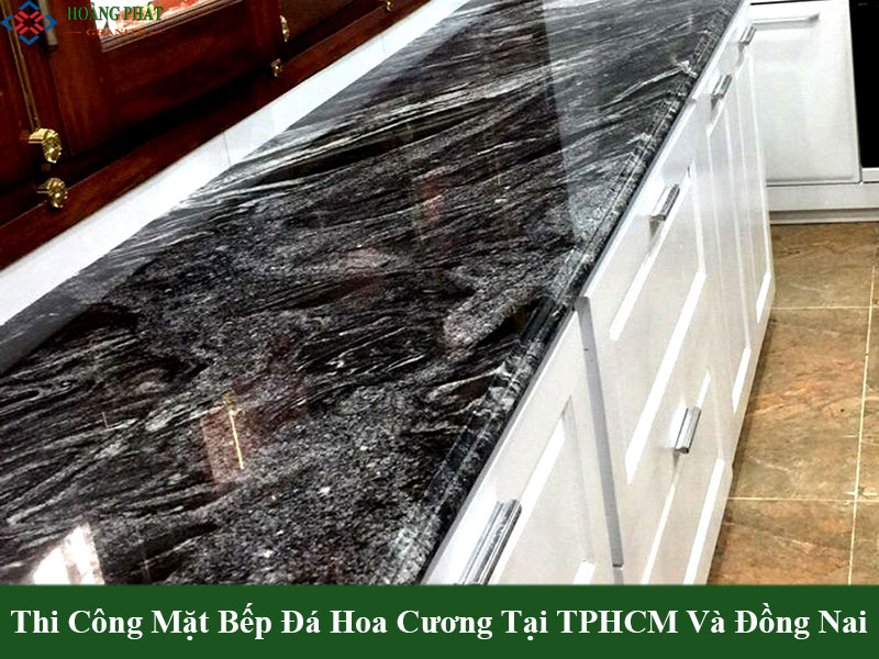 Mẫu mặt bếp đá hoa cương đẹp cao cấp