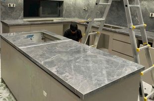 Mẫu mặt bếp đá hoa cương đẹp nhất năm nay, bàn bếp đá granite sang trọng
